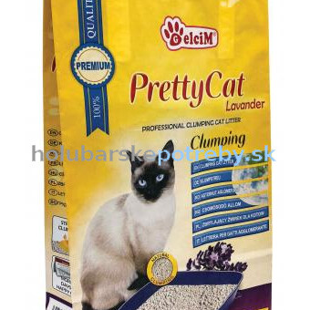 Pretty Cat Lavander Prémium 5kg/ piesok do WC pre mačky